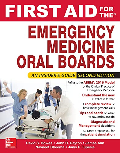 کاور کتاب First Aid for the Emergency Medicine Oral Boards, Second Edition (Fisrt Aid) 2nd Edition