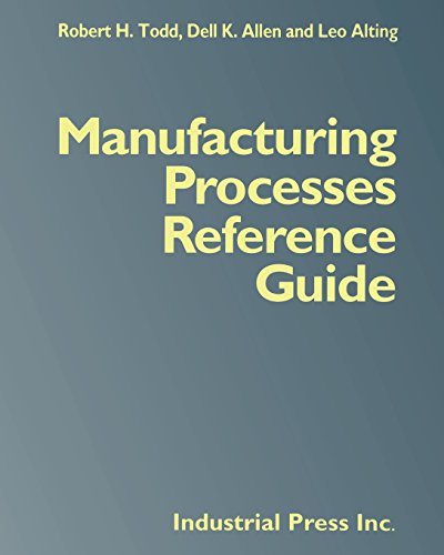 کاور کتاب manufacturing process reference