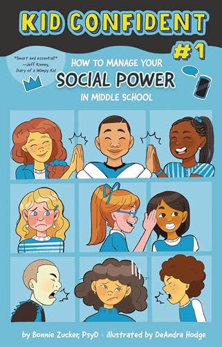 کاور کتاب How to Manage Your Social Power in Middle School: Kid Confident Book 1