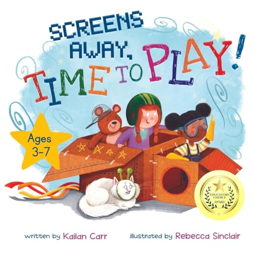 کاور کتاب The book of screens away, time to play