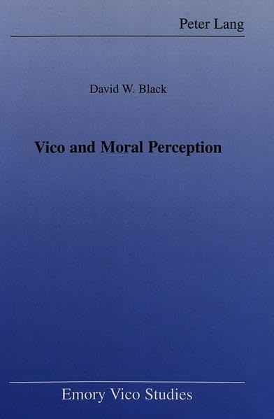 کاور کتاب Vico and the Moral Perception