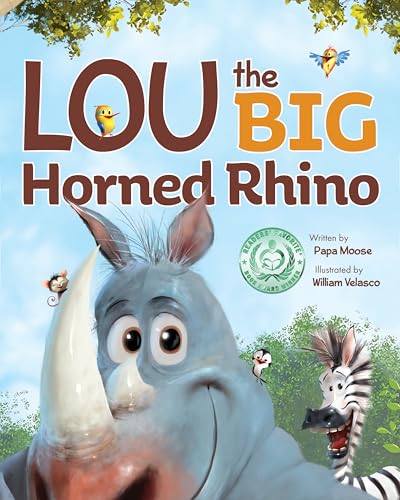 کاور کتاب Lou the Big Horned Rhino