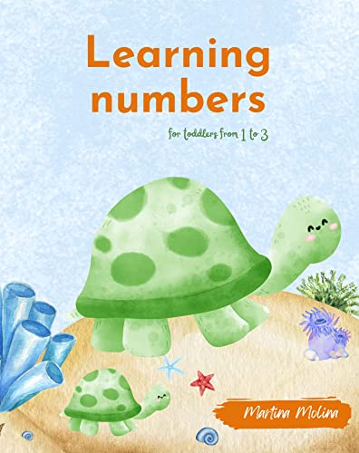 کاور کتاب learning numbers, for toddlers