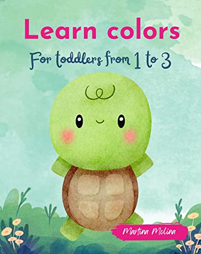 کاور کتاب learn colors book for toddlers