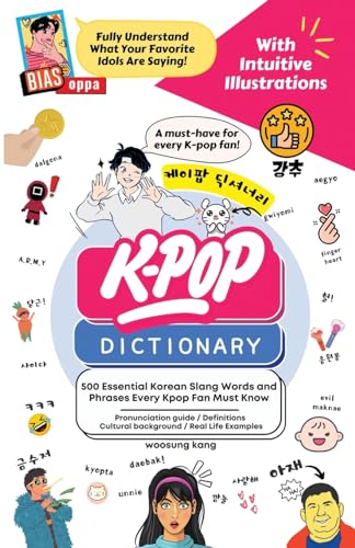 کاور کتاب The Kpop Dictionary: 500 Essential Korean Slang Words and Phrases 