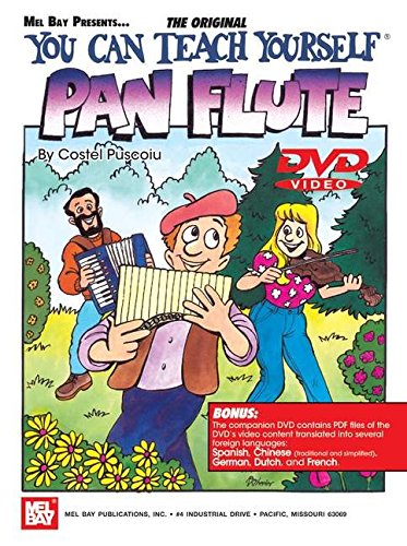 کاور کتاب Costel Puscoiu You Can Teach Yourself Pan Flute (Book & DVD) (English, Chinese, German, Dutch and French Edition)