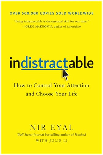 کاور کتاب indistractable: how to control your attention and choose your life