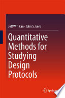 کاور کتاب Quantitative Methods for Studying Design Protocols