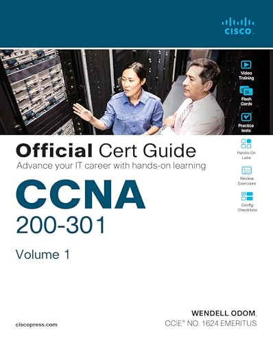 کاور کتاب CCNA 200-301 Official Cert Guide, Volume 1