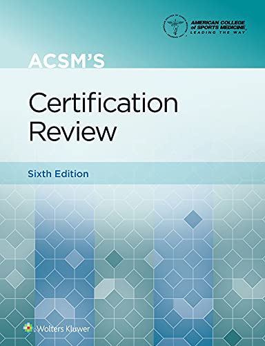کاور کتاب ACSM's Certification Review 6th
