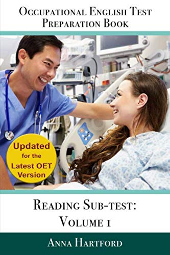 کاور کتاب OET Preparation Book: Reading Sub-Test, Volume 1