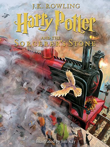 کاور کتاب Harry Potter and the Sorcerer's Stone: Illustrated [Kindle in Motion] (Illustrated Harry Potter Book 1)