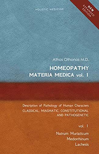 کاور کتاب Materia Medica Vol. 1: Description of Pathology of Human Characters Kindle Edition
