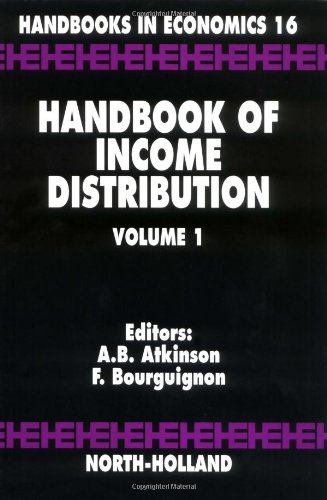 کاور کتاب Handbook of Income Distribution (Volume 1) 1st Edition