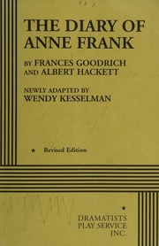 کاور کتاب diary of anne frank by frances goodrich and albert hackett