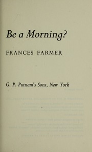 کاور کتاب Will There Really Be a Morning?