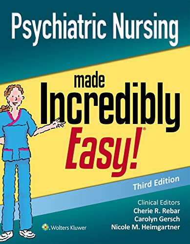 کاور کتاب Psychiatric Nursing Made Incredibly Easy (Incredibly Easy! Series®) 3rd Edition
