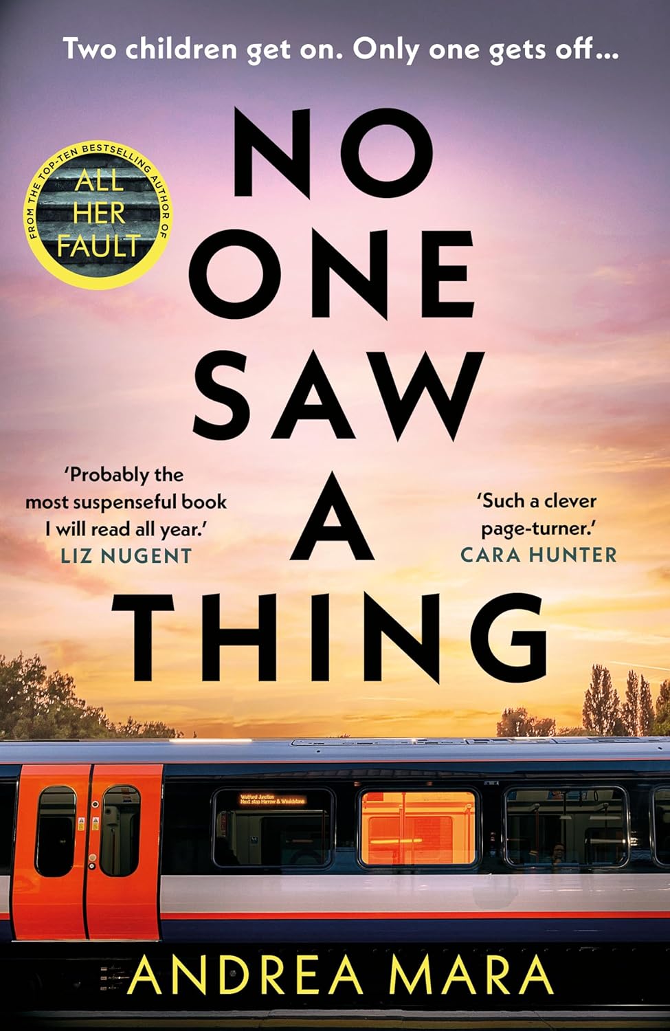 کاور کتاب No One Saw a Thing Hardcover