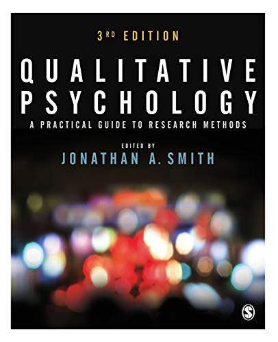 کاور کتاب Qualitative Psychology: A Practical Guide to  Research Methods 3rd Edition by Jonathan A Smith