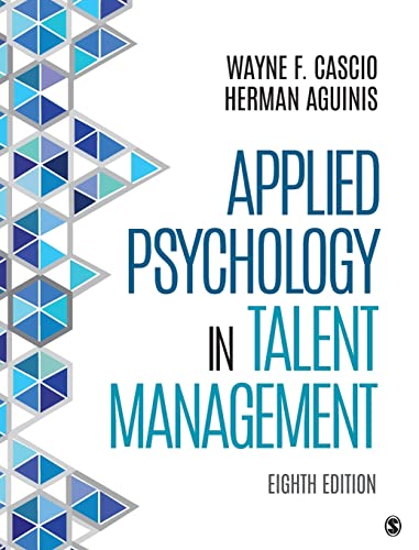 کاور کتاب Applied Psychology in Talent Management