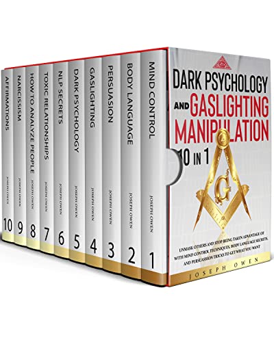 کاور کتاب DARK PSYCHOLOGY AND GASLIGHTING MANIPULATION: 10 in 1