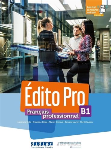 کاور کتاب Edito Pro. Niveau B1. Livre. Per le Scuole superiori.