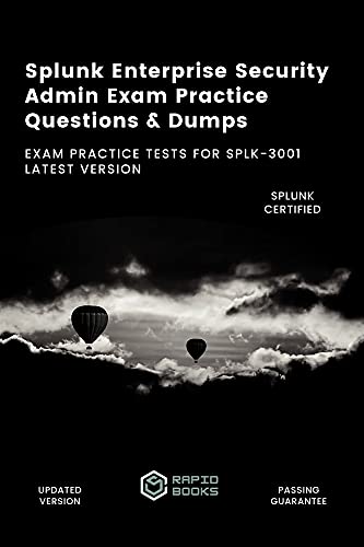 کاور کتاب Splunk Enterprise Security - 450 Practice Questions