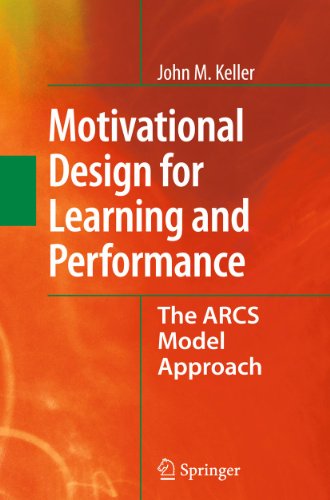 کاور کتاب Motivational Design for Learning and Performance: The ARCS Model Approach