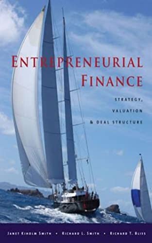 کاور کتاب Entrepreneurial Finance: Strategy, Valuation, and Deal Structure 1st Edition