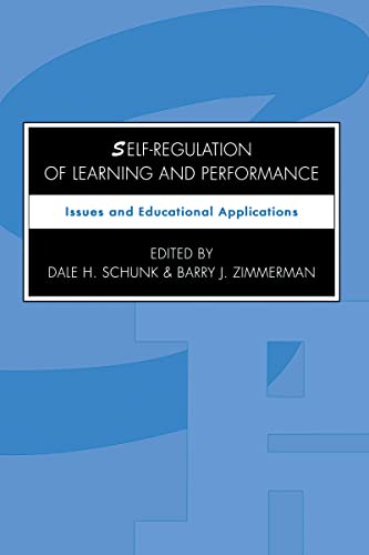 کاور کتاب Self-regulation in Learning and Performance: Theory, Research, and Applications