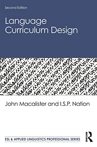 کاور کتاب Language Curriculum Design (ESL & Applied Linguistics Professional Series) 2nd Edition
