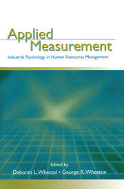کاور کتاب Applied Measurement