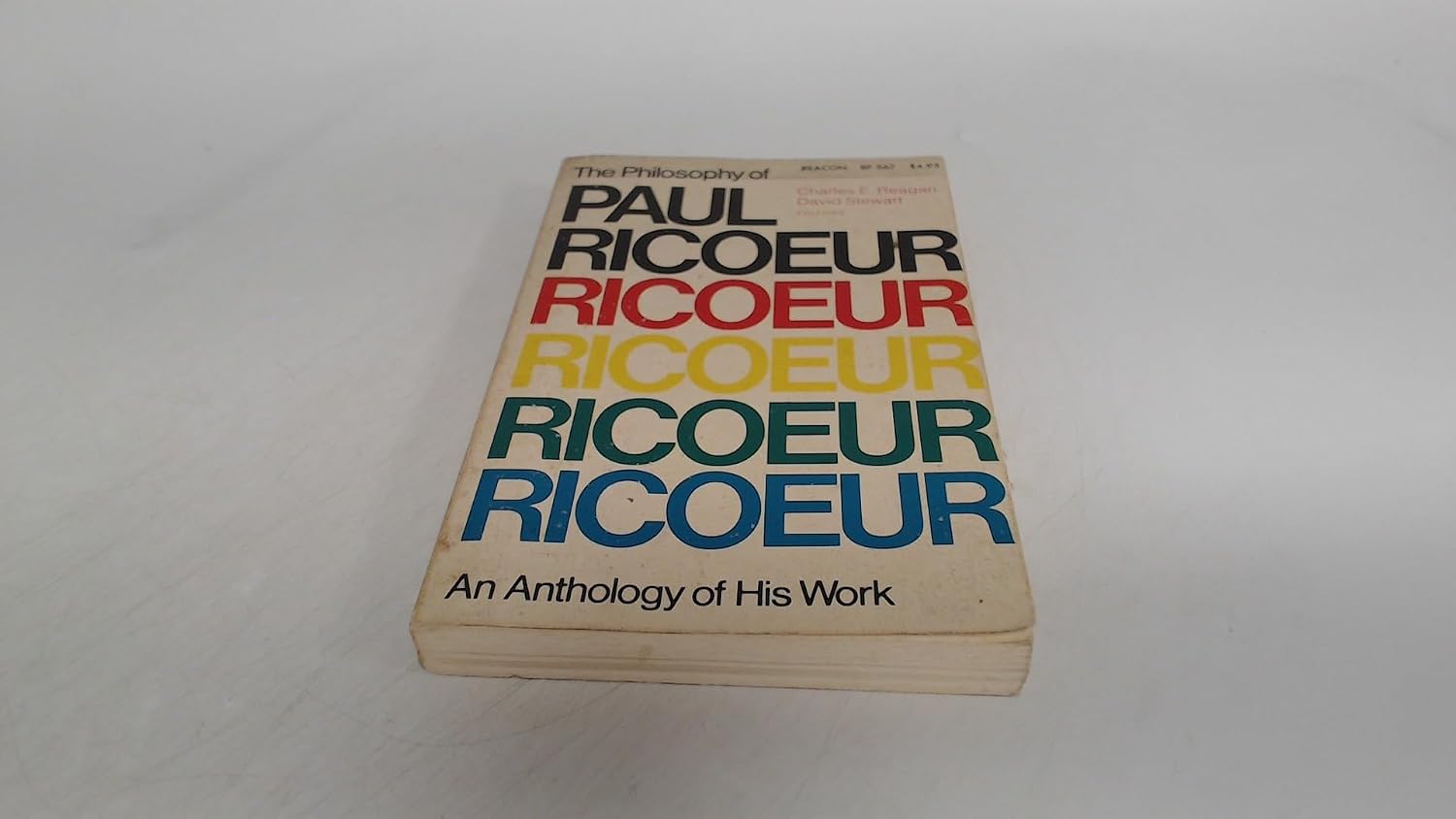 کاور کتاب The Philosophy of Paul Ricoeur: An Anthology of His Work