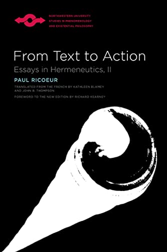 کاور کتاب From Text to Action: Essays in Hermeneutics, II (Studies in Phenomenology and Existential Philosophy) Paperback – September 13, 2007