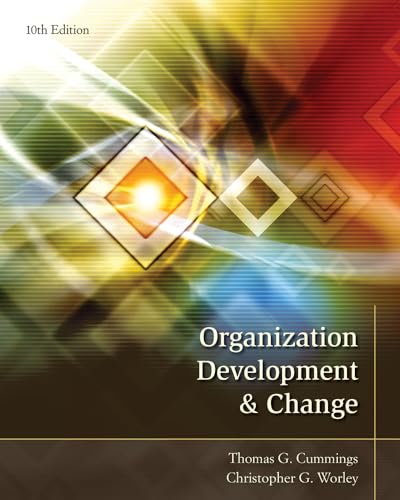 کاور کتاب Organization Development and Change 10th Edition