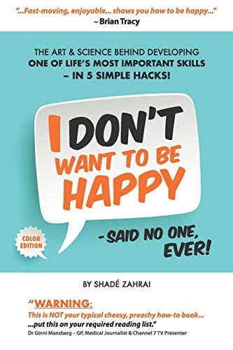کاور کتاب I don't want to be happy