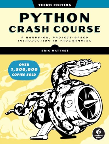 کاور کتاب Python Crash Course, 3Rd Edition: A Hands-On, Project-Based Introduction to Programming