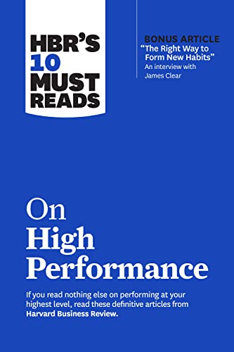 کاور کتاب HBR's 10 Must Reads on High Performance