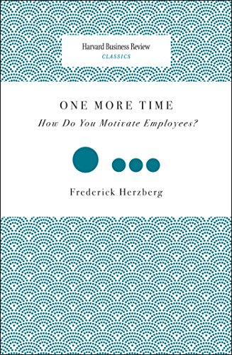 کاور کتاب One More Time: How Do You Motivate Employees?