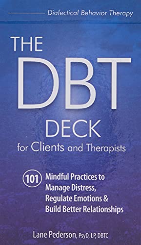 کاور کتاب The DBT Deck for Clients and Therapists: 101 Exercises and Tools to Improve Relationships