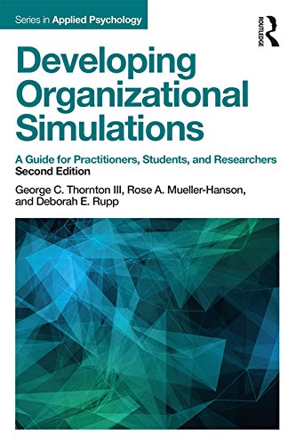 کاور کتاب Developing Organizational Simulations: A Guide for Practitioners, Students, and Researchers (Applied Psychology Series) 2nd Edition