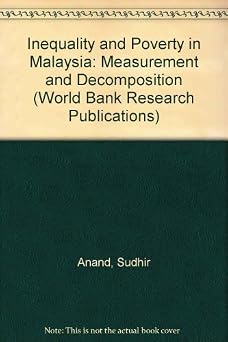کاور کتاب Inequality and Poverty in Malaysia: Measurement and Decomposition (A World Bank Research Publication)