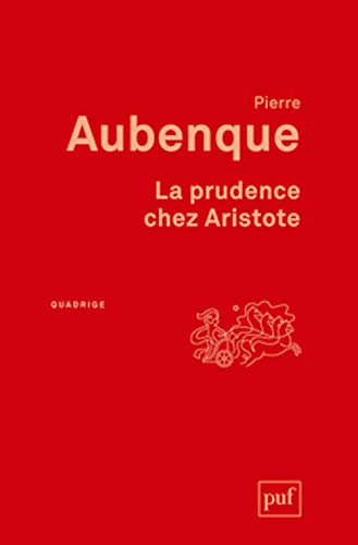 کاور کتاب La prudence chez aristote