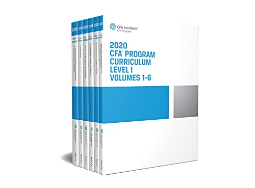 کاور کتاب CFA Program Curriculum 2020 Level I Volumes 1-6 Box Set (CFA Curriculum 2020) 1st Edition