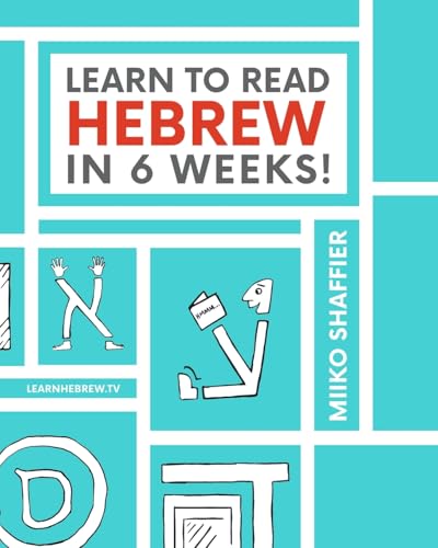 کاور کتاب Learn to read hebrew in 6 weeks