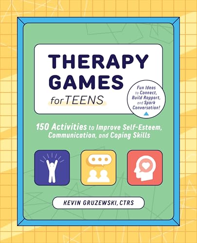کاور کتاب Therapy Games for Teens: 80 Activities to Build Self-Esteem, Communication, and Emotional Awareness