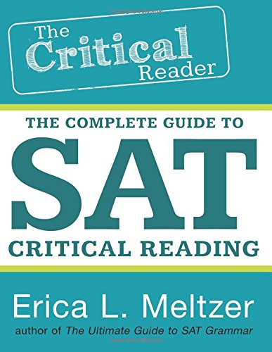کاور کتاب erica meltzer sat critical reading