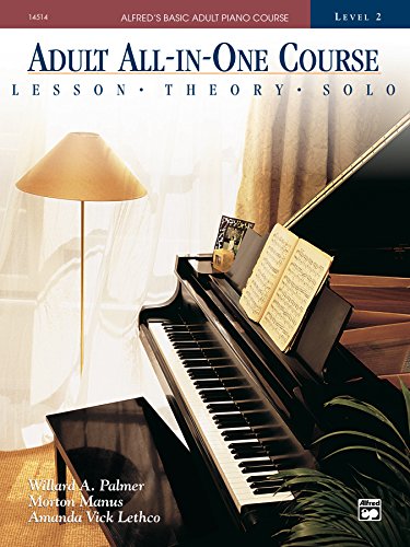 کاور کتاب Alfred's Basic Adult All-in-One Course, Book 2: Learn How to Play Piano with Lessons, Theory, and Solos (Alfred's Basic Adult Piano Course)