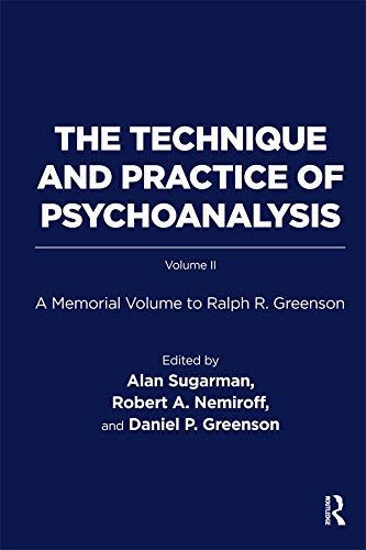 کاور کتاب The Technique and Practice of Psychoanalysis: A Memorial Volume to Ralph R. Greenson