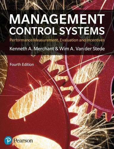 کاور کتاب Management Control Systems 4th Edition (4th Edition)